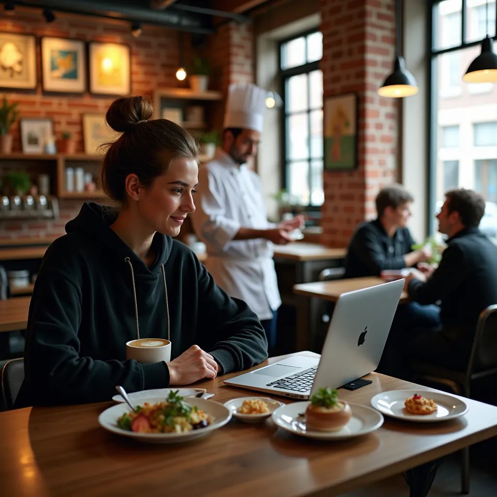 Mobile app design mockup showing modern interface